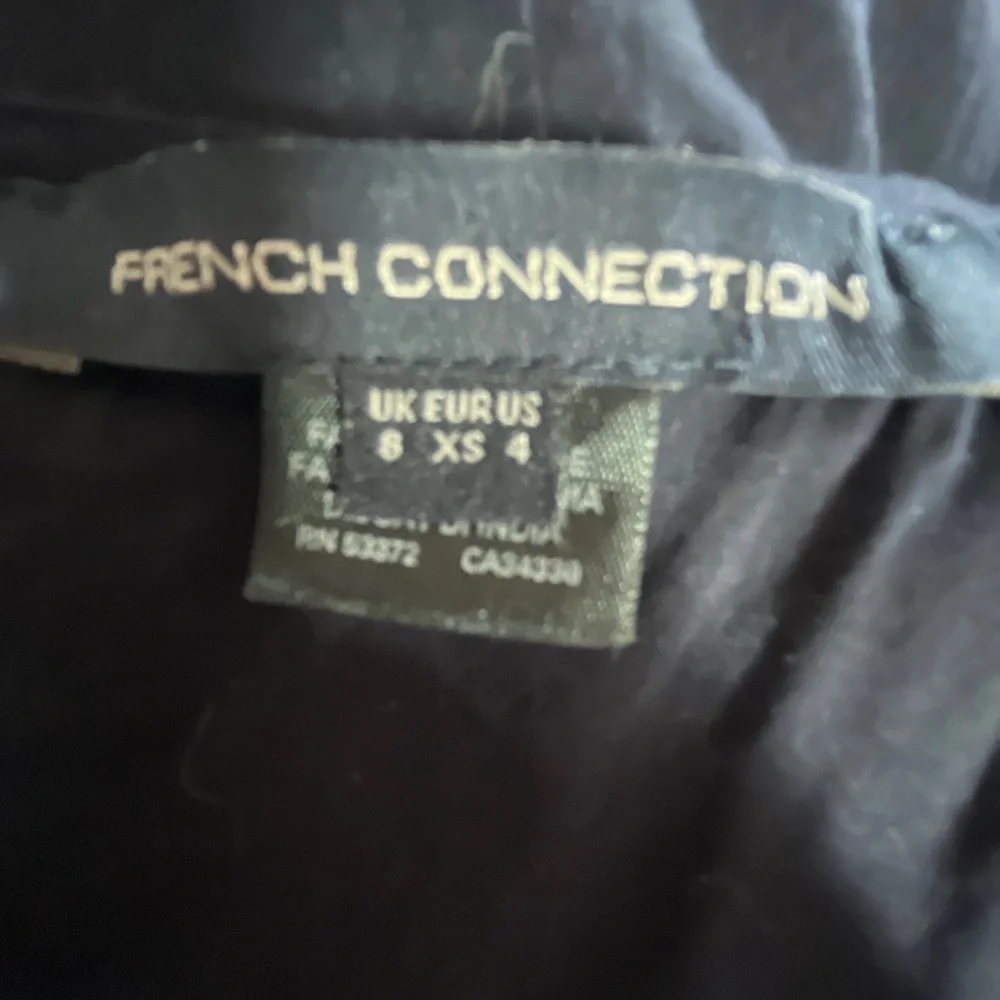 French Connection Navy Blue Floral Cotton Eyelet Lace Mini Dress with Cutouts - Picture 7 of 16